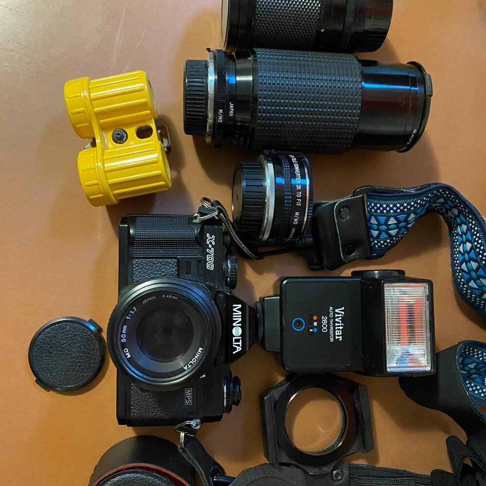 Vintage Minolta Film Photography Kit